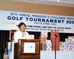SETA Annual President’s Challenge Trophy Golf Tournament 2002 (04.10.2002)